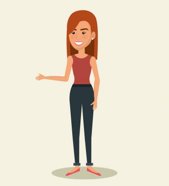 sevimli kız karakter simgesi