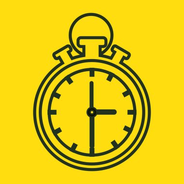 Chronometre aygıtı izole simgesi