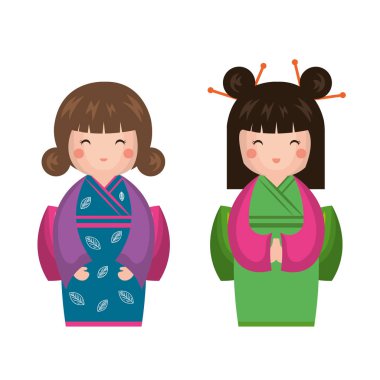 Japon kız bebek simgesi