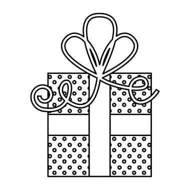 giftbox mevcut izole simgesi