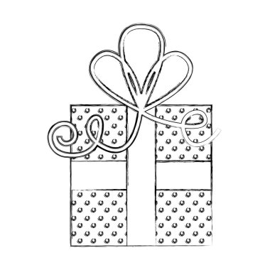 giftbox mevcut izole simgesi