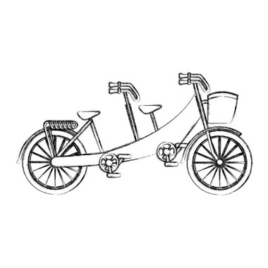 Sepet ile Retro Bisiklet