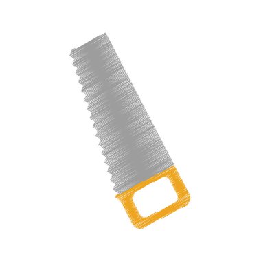 el testeresi inşaat aracı simgesini