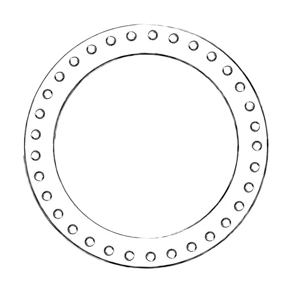 Kreis-Siegel-Symbol — Stockvektor