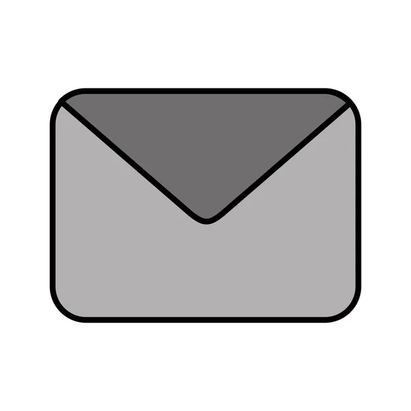 Sobre correo aislado icono — Vector de stock