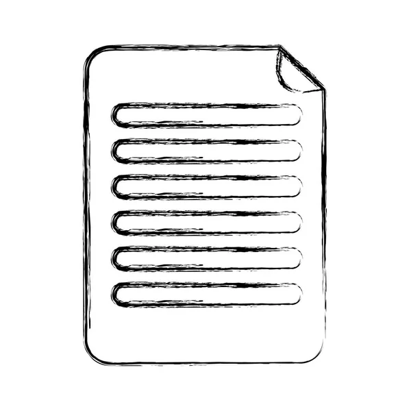 Documento de papel ícone isolado —  Vetores de Stock