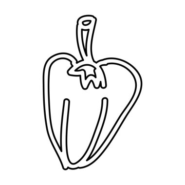 biber taze sebze simgesi