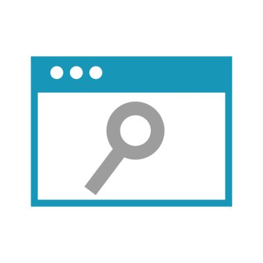 Şablon Web sayfası izole simgesi