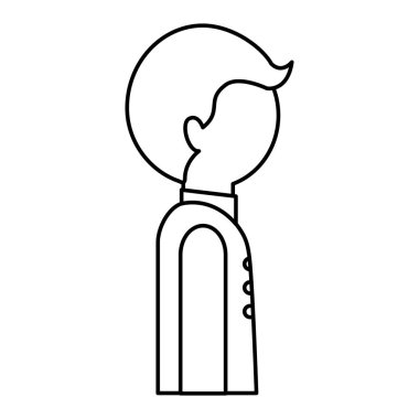 işadamı avatar karakter simgesi