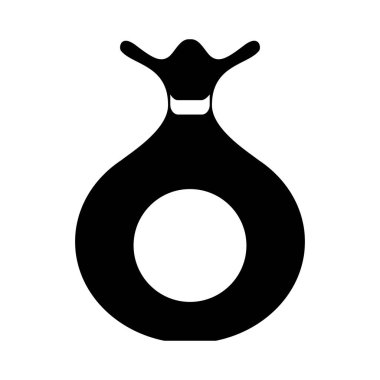 Çanta para izole simgesi