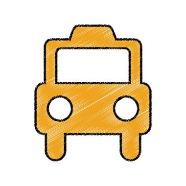 taksi hizmeti genel simgesi