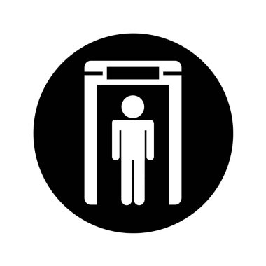 Havaalanı scann insan figürü