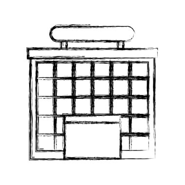 Havaalanı bina izole simgesi