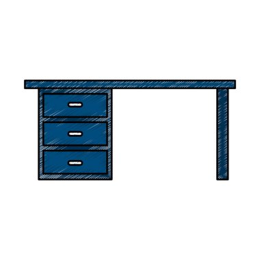 Office Resepsiyon izole simgesini