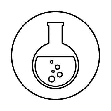 tüp test laboratuvarı simgesi