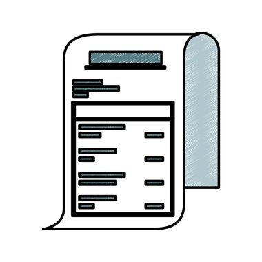 kağıt belge izole simgesi