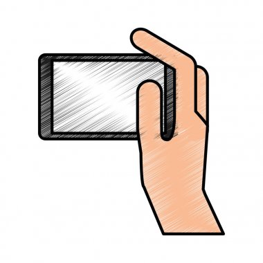 eller kullanıcı akıllı telefon simgesi