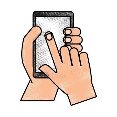 eller kullanıcı akıllı telefon simgesi