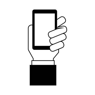 eller kullanıcı akıllı telefon simgesi