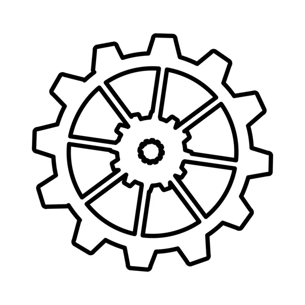 Getriebe-Einstellungen Setup-Symbol — Stockvektor