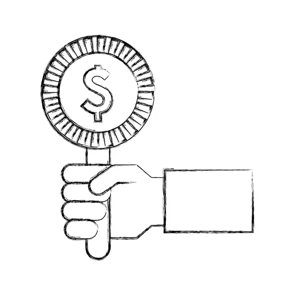 Münzgeld-Ikone — Stockvektor