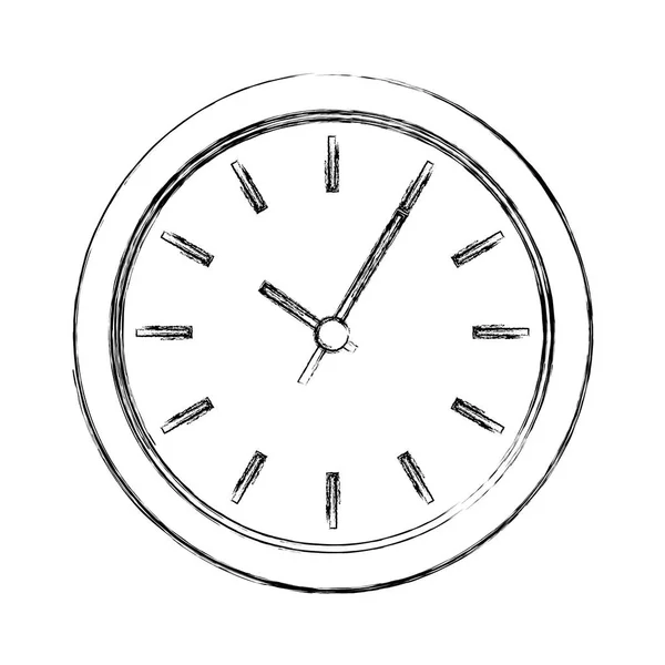 Watch clock isolated icon — Stock Vector