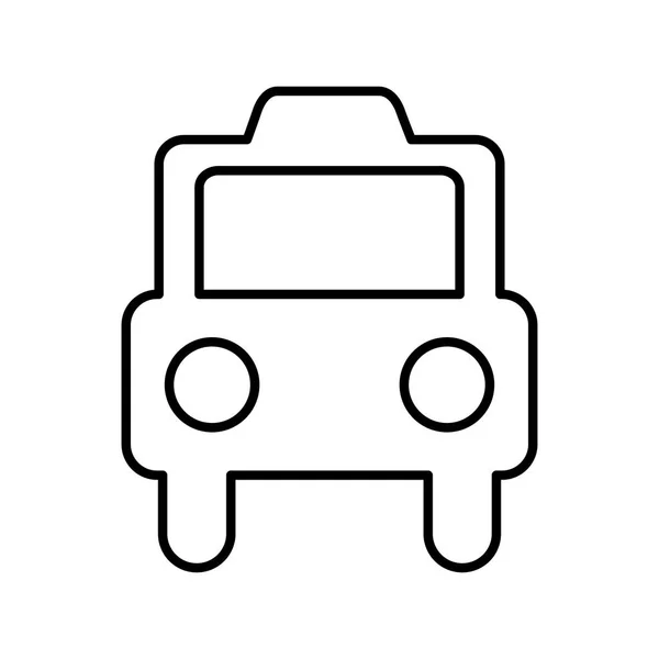 Taxidienst öffentliches Symbol — Stockvektor