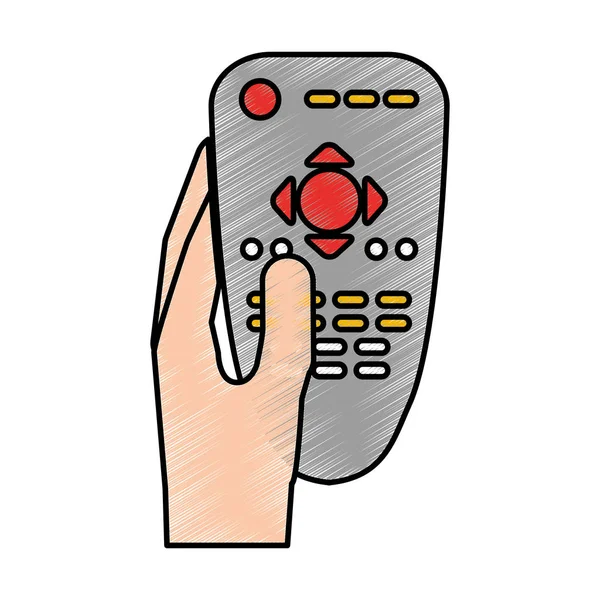 Remoto contgrol icono de la televisión — Vector de stock