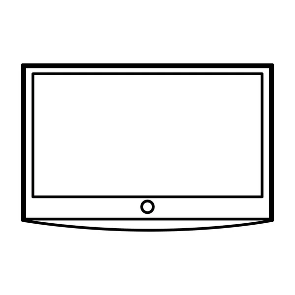 LCD tv izolované ikona — Stockový vektor
