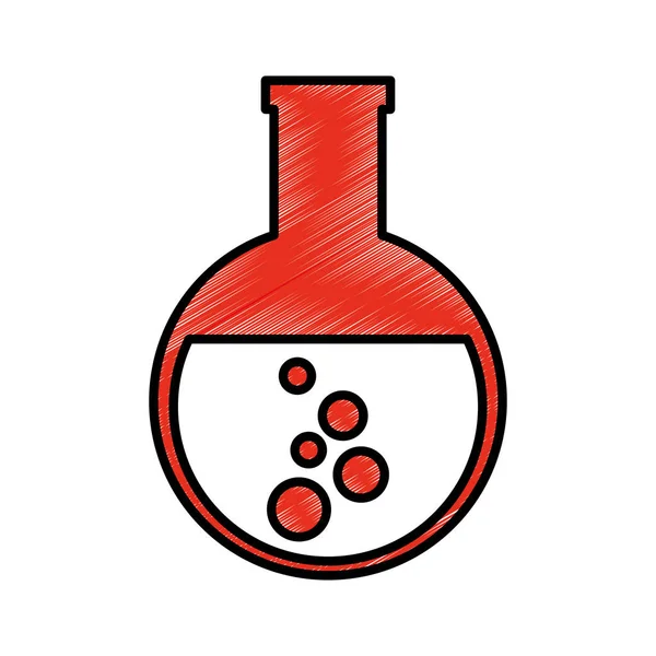 Ícone de laboratório de teste de tubo —  Vetores de Stock