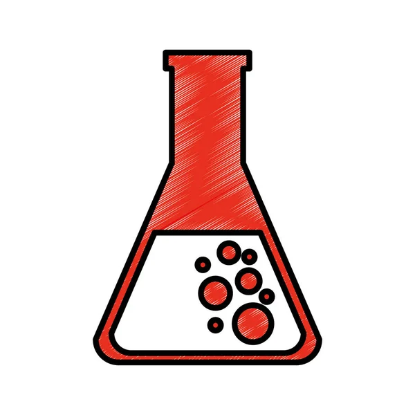 Icona del laboratorio di prova del tubo — Vettoriale Stock