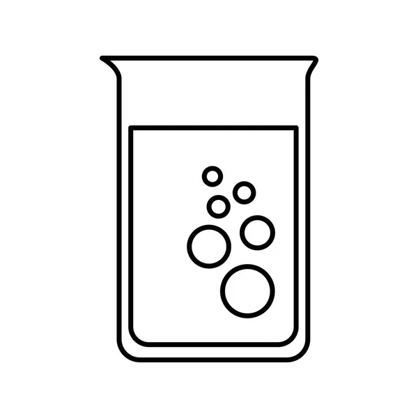 Tube test laboratory icon — Stock Vector