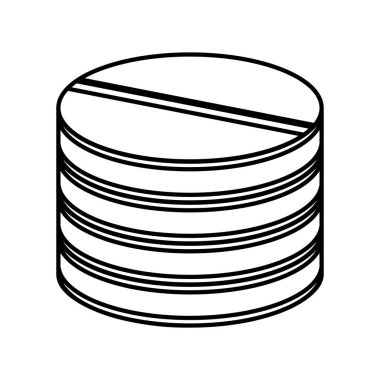 hap ilaç izole simgesi