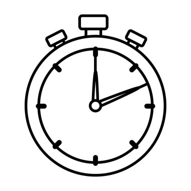 Chronometre izlemek izole simgesi