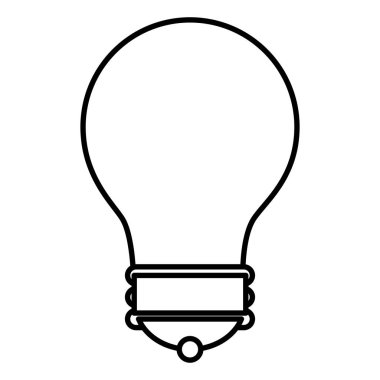 Ampul Işık izole simgesi