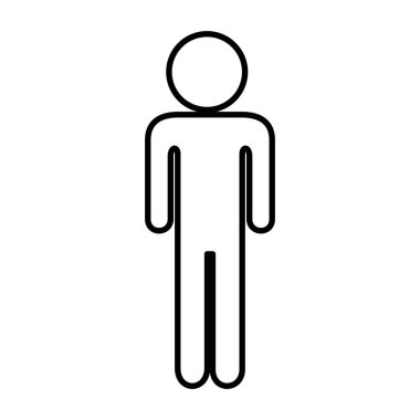 insan figürü siluet simge