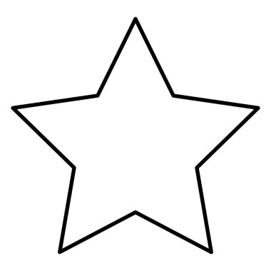 yıldız dekoratif izole simgesi