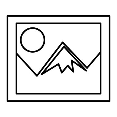 resim dosyası izole simgesi