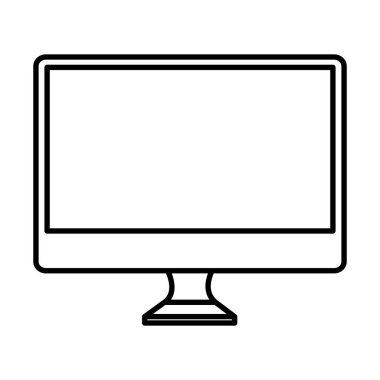 bilgisayar masaüstü ile şablon simgesi