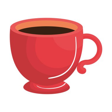 kahve fincan izole simgesi