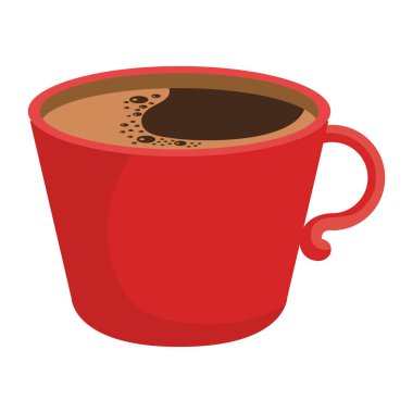 kahve fincan izole simgesi