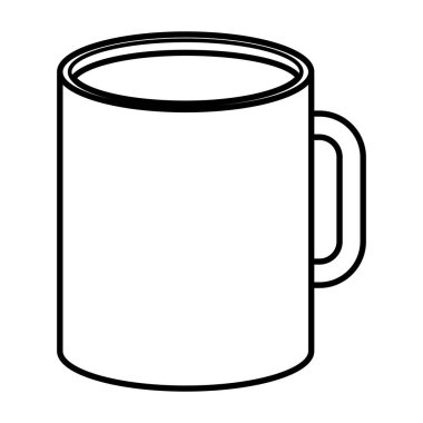 kahve fincan izole simgesi