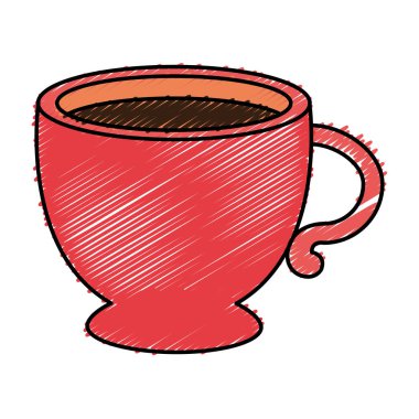 kahve fincan izole simgesi