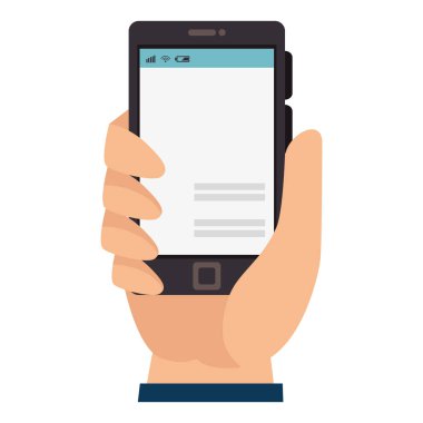 Smartphone aygıtı izole simgesi