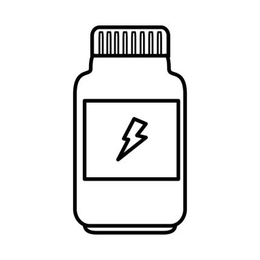 jimnastik protein şişe simgesi