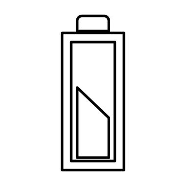 düzeyde izole pil simgesi