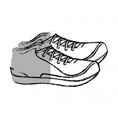 koşu ayakkabıları izole simgesi