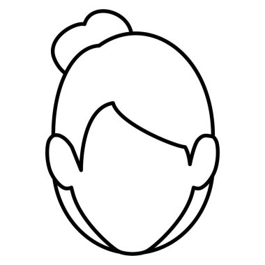 genç kadın avatar karakter