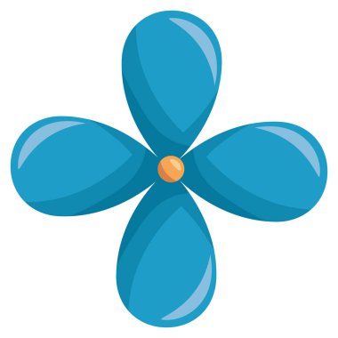 Sevimli çiçek dekoratif simgesi