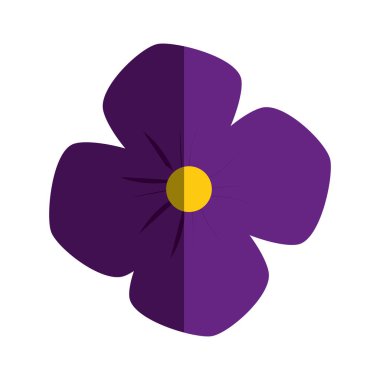 Sevimli çiçek dekoratif simgesi